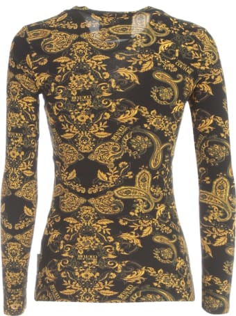 Versace Jeans Couture Printed Hoode Sweatshirt