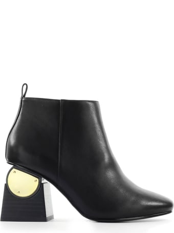 Kat Maconie Black Leather Solange Ankle Boot