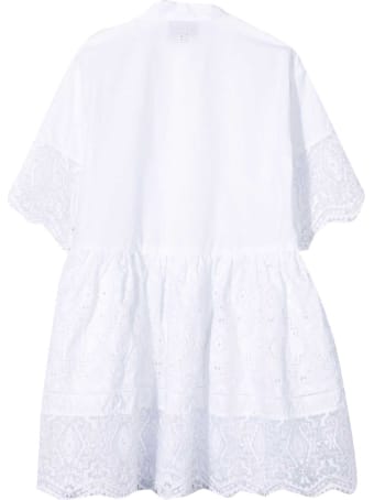 Ermanno Scervino Junior Dress With Geometric Pattern