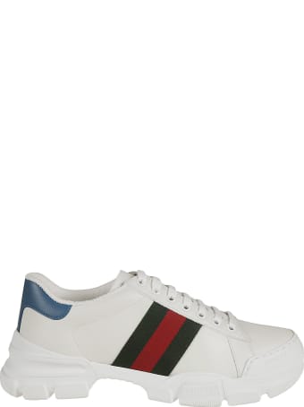 Gucci Web Stripe Detail Sneakers