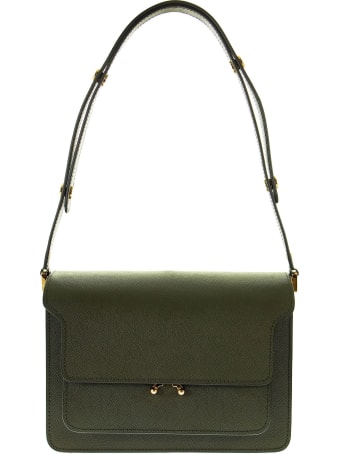 Marni Trunk Bag In Saffiano Leather