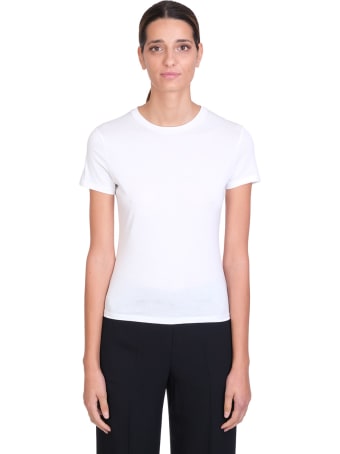 Theory T-shirt In White Cotton