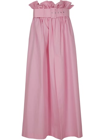 MSGM High-waist Belted Skirt