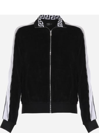 Versace Sports Jacket With Logo Band