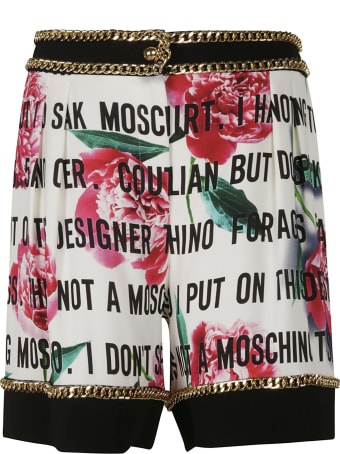 Moschino Rose Printed Shorts