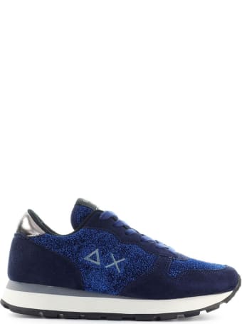 Sun 68 Sun68 Ally Thin Glitter Navy Blue Sneaker