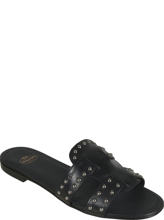 Church's Dee Dee Met Studded Flat Sandals