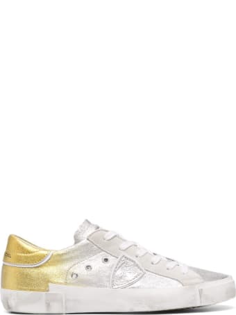 Philippe Model Low Sneakers In Gradient-effect Leather