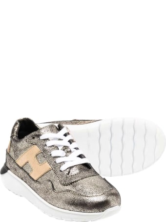 Hogan Gold Sneakers