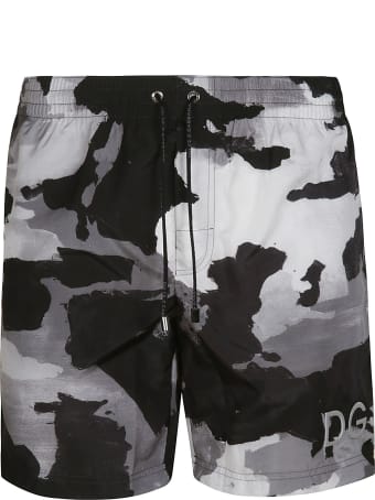 Dolce & Gabbana Camouflage Printed Shorts