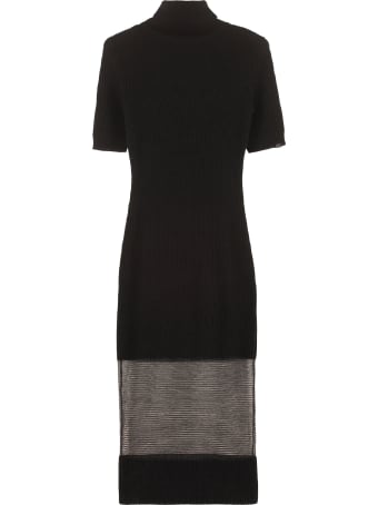 Elisabetta Franchi Celyn B. Turtleneck Sweater-dress