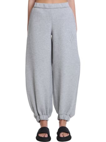 The Attico Pants In Grey Jersey