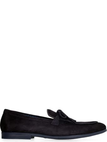 Doucal's Suede Leather Loafers