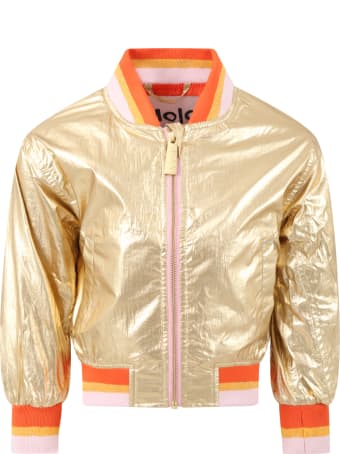 Molo Gold ''haliva'' Jacket For Girl