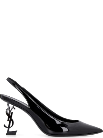 Saint Laurent Opyum Patent Leather Slingback Pumps