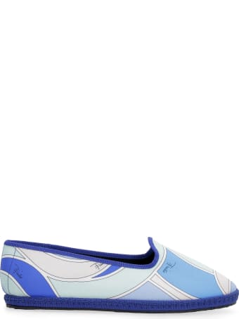 Emilio Pucci Printed Canvas Espadrilles