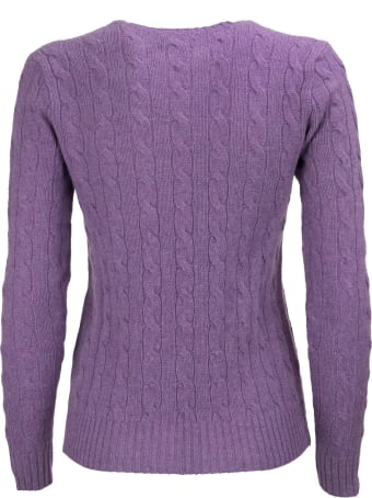 Ralph Lauren Cable Knit Wool And Cashmere Sweater