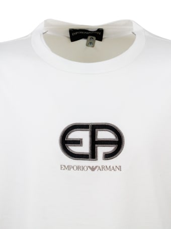 Emporio Armani Short Sleeve Crew Neck T-shirt With Logo
