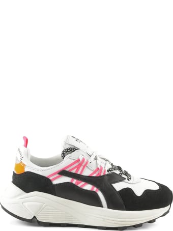 Diadora White&black Women's Chunky Sneakers