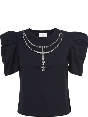 Giuseppe di Morabito Crystal Embellished Top