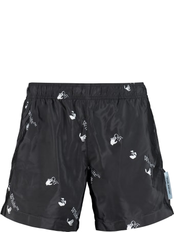 Off-White Nylon Swim Shorts