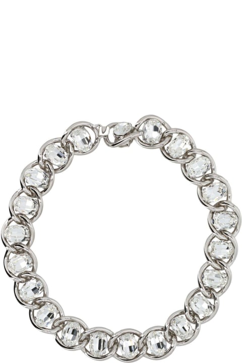 Jewelry Sale for Women Marni Chunky Chain Rhinestones Necklace