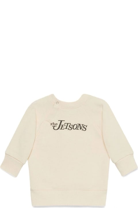 Topwear for Baby Girls Gucci Gucci Kids Sweaters White