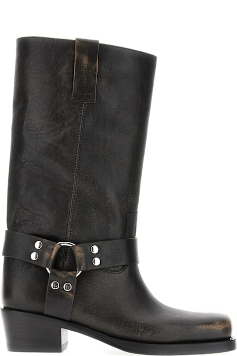 Paris Texas Shoes for Women Paris Texas Black Leathers Roxy Boots