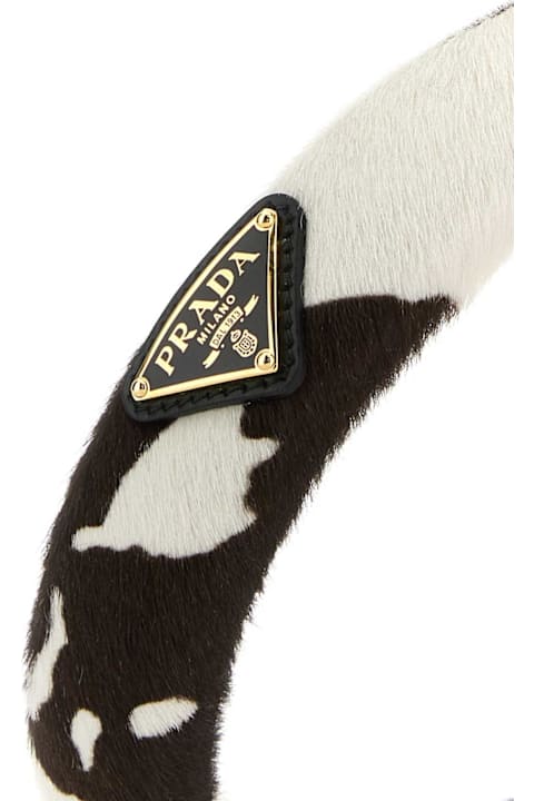 Homeware Prada Printed Calf Hair Headband