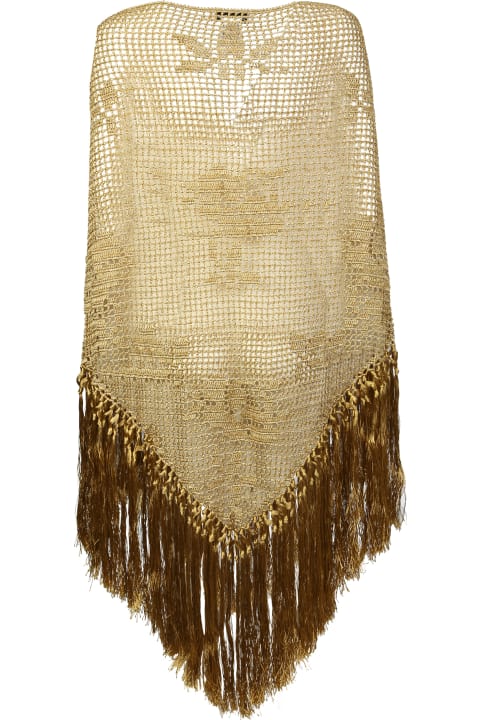 Gold Knitted Shawl