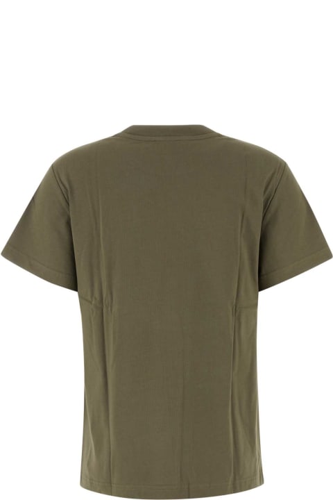 A.P.C. Topwear for Women A.P.C. Army Green Cotton T-shirt