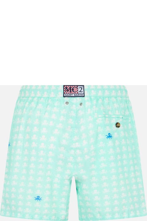 أدوات منزلية MC2 Saint Barth Comfort Light Swim Shorts With Octopus Print
