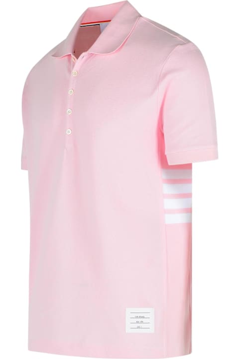 Homeware Thom Browne Pink Cotton Polo Shirt