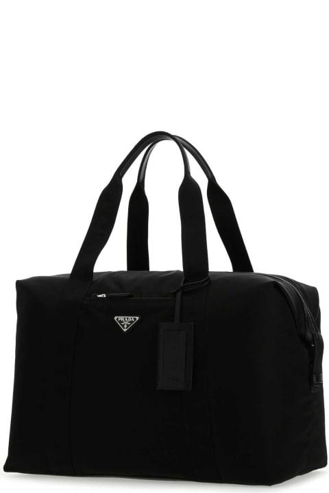 Luggage for Women Prada Black Nylon Travel Bag