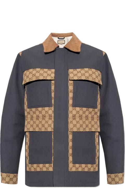 Gucci Clothing for Men Gucci Gg Supreme Cotton Jacket