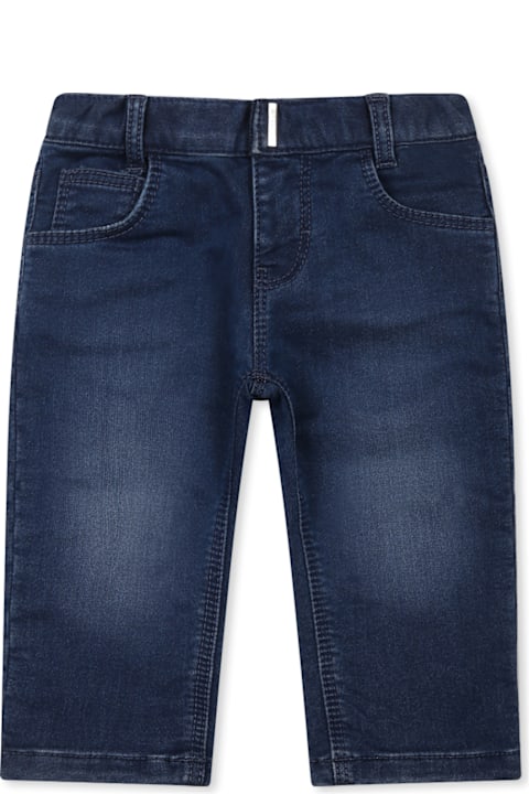 ملابس تحتية لـ رُضع بنات Givenchy Denim Jeans For Baby Boy With Logo