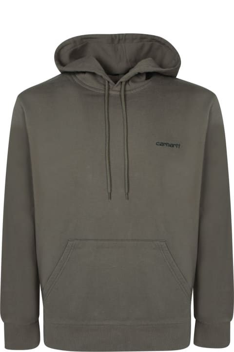 Carhartt for Women Carhartt Logo Print Hoodie Army Green