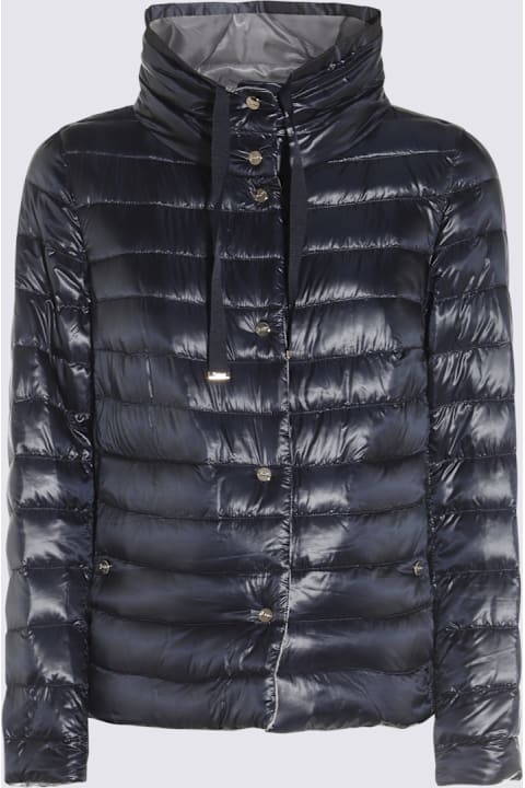 Herno Women Herno Dark Blue Down Jacket