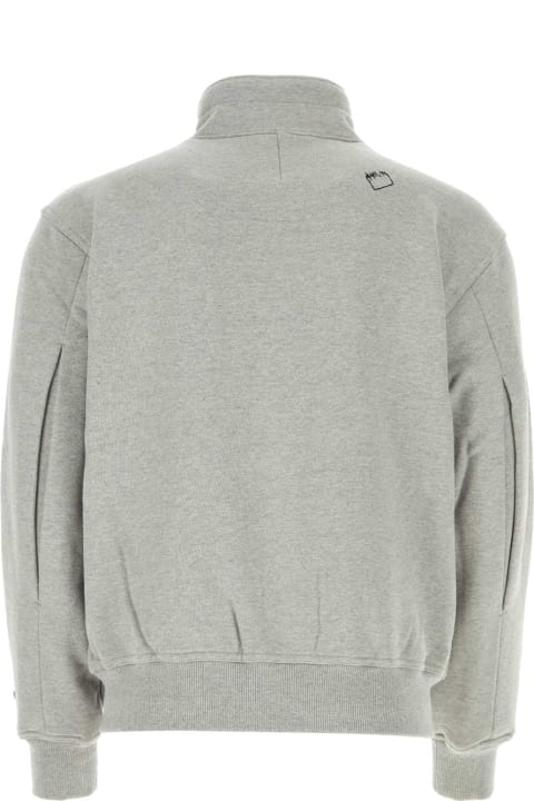 Ader Error Fleeces & Tracksuits for Men Ader Error Grey Cotton Sweatshirt