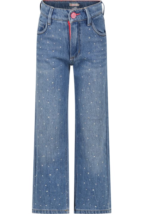 Billieblush for Kids Billieblush Denim Jeans For Girls With Studs