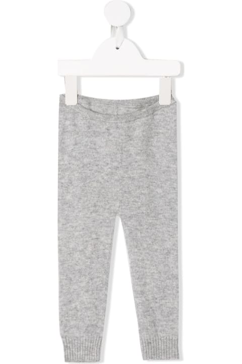 Bottoms for Baby Girls Bonpoint Grey Cashmere Leggings