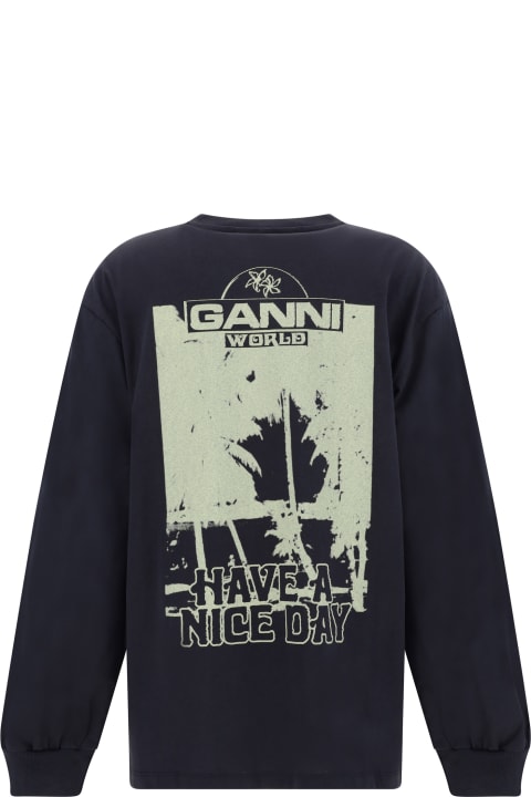 Ganni Fleeces & Tracksuits for Women Ganni Long Sleeve Jersey
