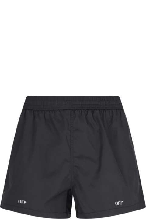 Pants for Men Off-White Track Shorts