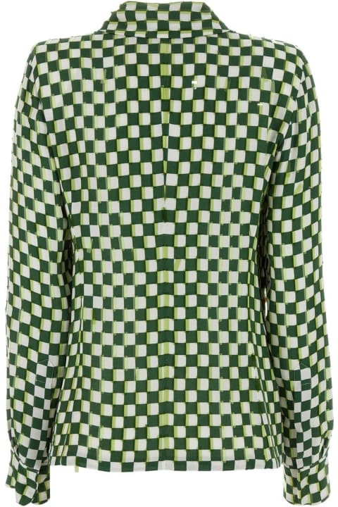 Dries Van Noten Topwear for Women Dries Van Noten Checked Embellished Shirt