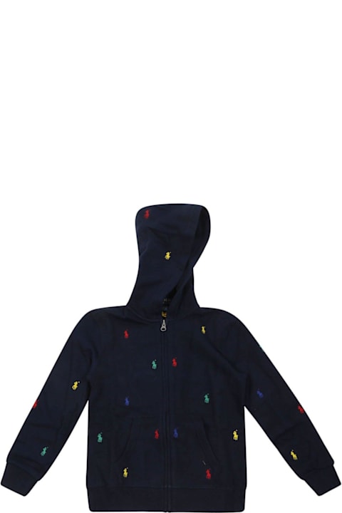 Homeware Ralph Lauren Logo-embroidered Zip-up Hoodie
