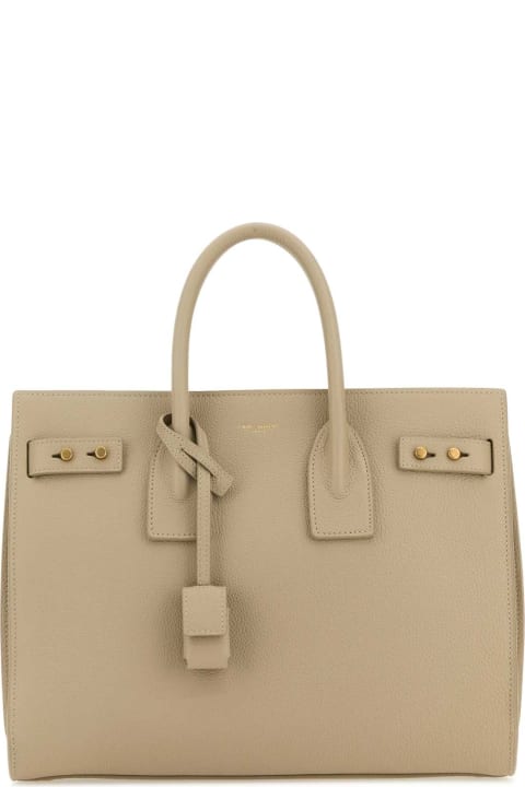 Saint Laurent Bags for Women Saint Laurent Sand Leather Mini Sac De Jour Handbag