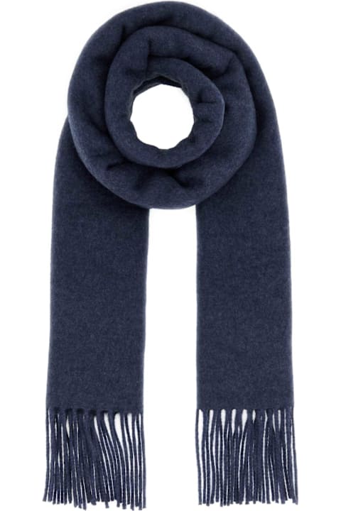 Homeware Gucci Navy Blue Cashmere Scarf