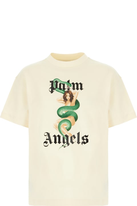 Palm Angels for Men Palm Angels Sand Oversize Cotton T-shirt