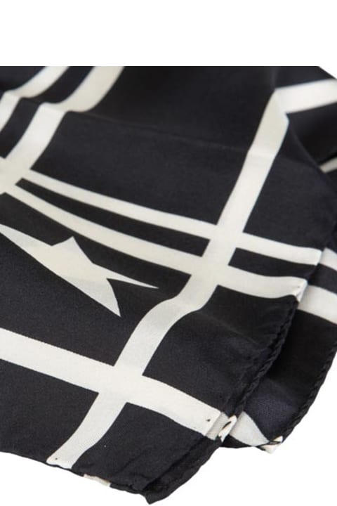 Scarves for Men Golden Goose Star Print Foulard