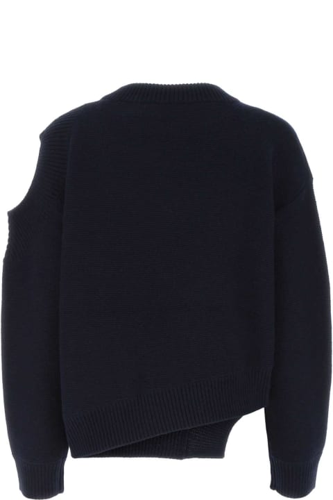 Stella McCartney Fleeces & Tracksuits for Women Stella McCartney Dark Blue Cashmere Blend Sweater